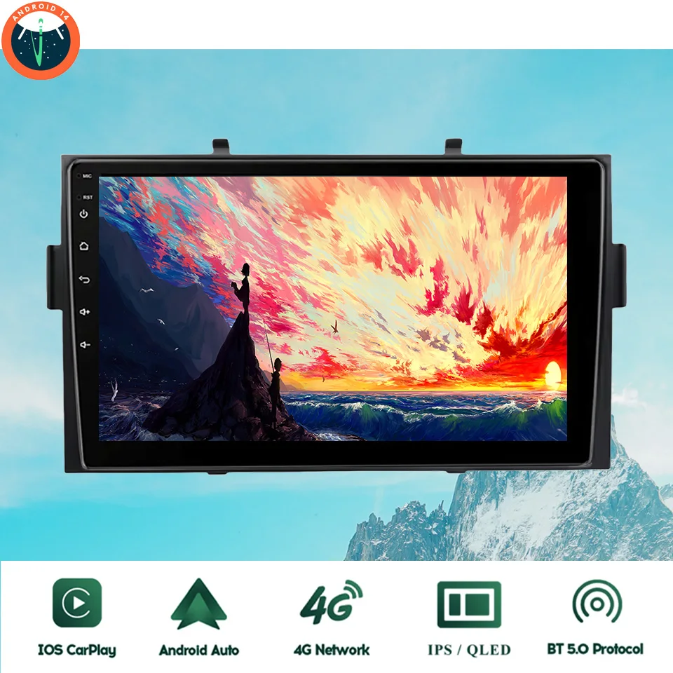 

Android 14.0 8G+128G Car Radio Stereo Multimedia Gps Navigation Head Unit For Honda Ridgeline 2006 - 2014 DVD Cassette Carplay