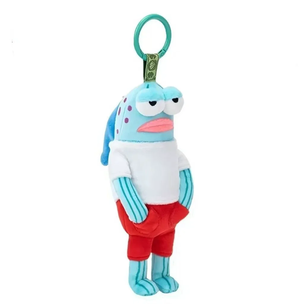 Potdemiel  Bikini Bottom Residents Fish Plush Blind  Keychain Bag Charm Decoration  Plush Blind BKeychain TOYS
