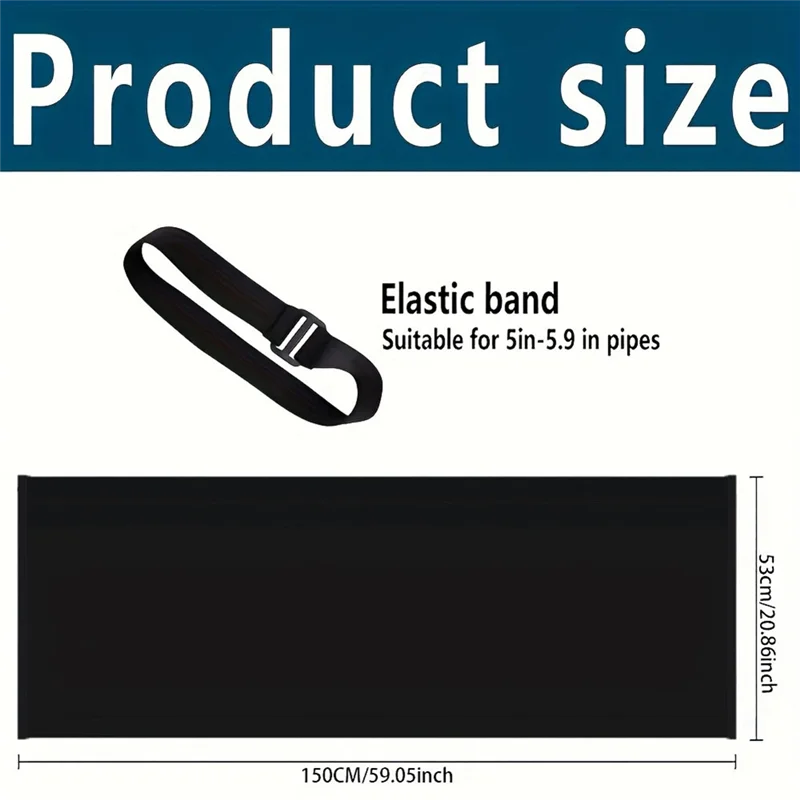 ABJY-غطاء عازل لأنبوب العادم مقاوم للغبار وعازل للحرارة تغليف واقي