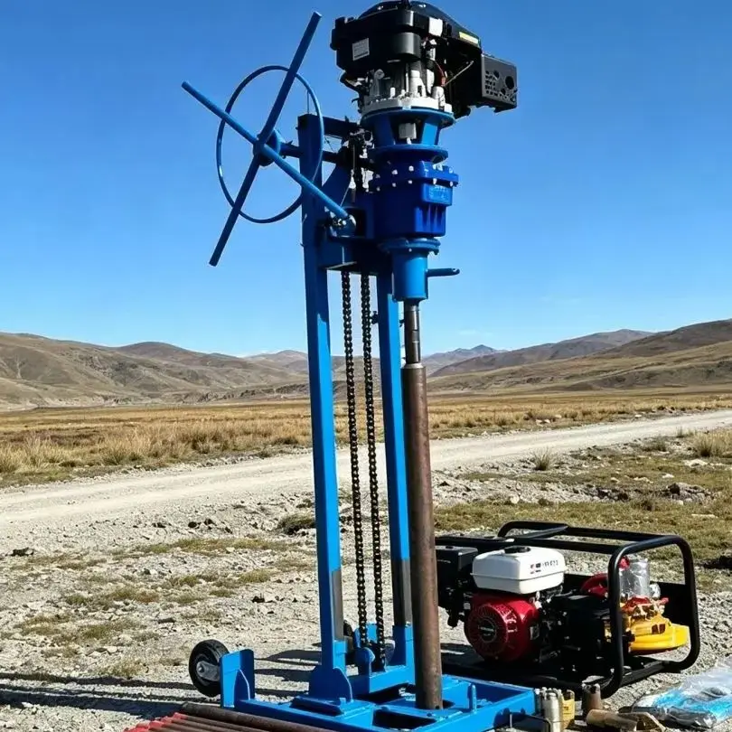 Customized Detachable Backpack Exploration Rig, Small Shallow Geological Core Sampling Machine for Outdoor Rock Sampling