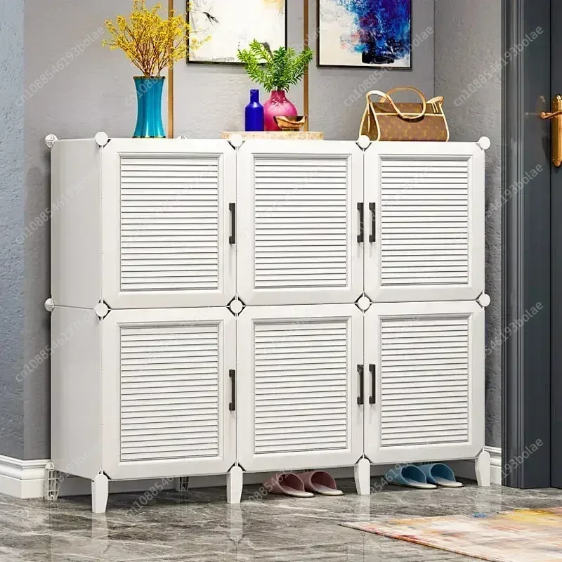 Modern Household Shoerack Cabinet Corridor Living Room Foldable Storage Shoes Box Multiple Layers Dustproof Shoe Rack New