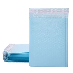 Self-Seal sacos de envio para pequenas empresas, acolchoado Mailing Envelopes, Bubble Mailers, azul claro, 10pcs