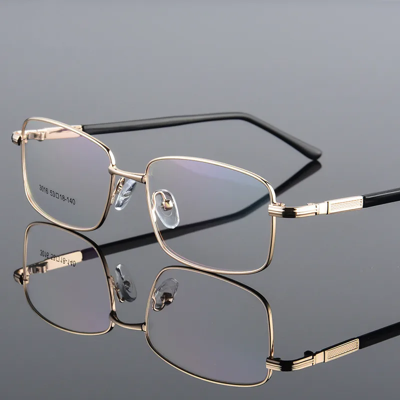 TGCYEYO Fashion Eyeglasses Classic Thick Gold Plating Men's New Full Frame Optical Glasses Frame Fashion Spectacle Frames 3016