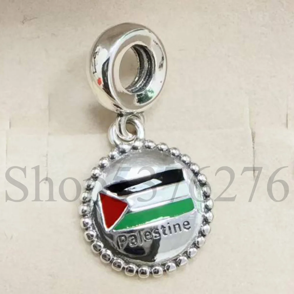 925 Sterling Silver Bead Puerto Rico Punta Cana Jamaica Dominica Dangle Charm For Fashion Women Bracelet Bangle Gift DIY Jewelry