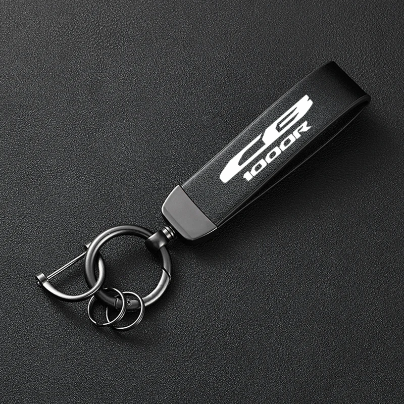 For HONDA CB1000R CB 1000R CB 1000 R 2009-2025 Accessories Motorcycle Color Changing Leather Trendy Brand Keychain
