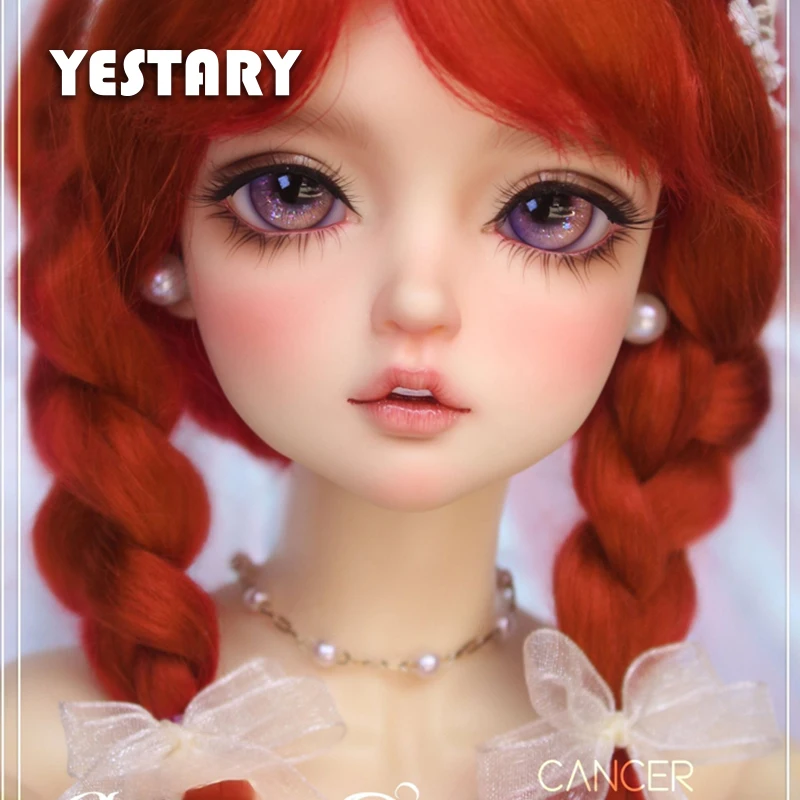 YESTARY BJD Dolls Accessories Resin Eye Piece For 12/14/18MM Handmade Sparkling Colour Drip Glue Resin Eye Chips For BJD Gift