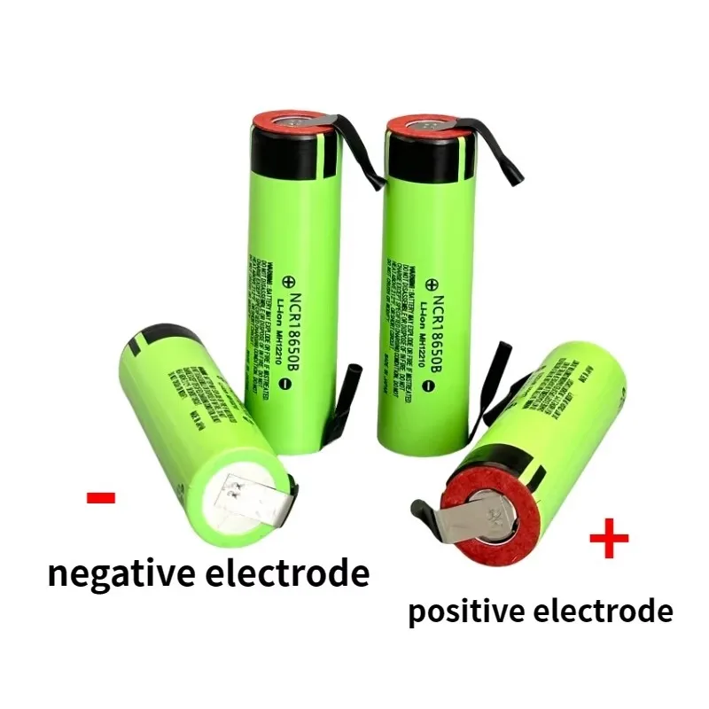 For Panasonic New Original 18650 NCR18650B Rechargeable Li-ion battery 3.7V 3400mAh batteries DIY Nickel