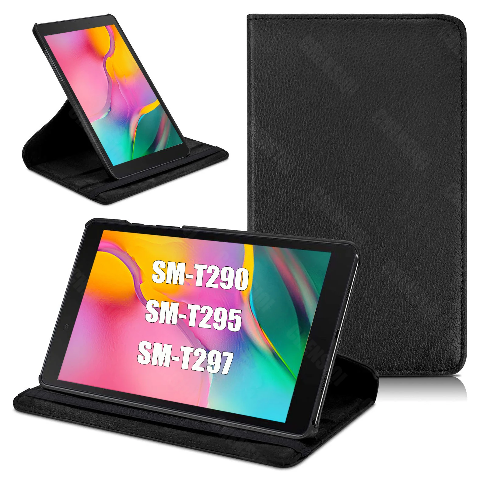 

Case for Samsung Galaxy Tab A 8.0 2019 (SM-T290/T295/T297) 8 inch Protective Cover with 360° Rotating Slim Leather Case