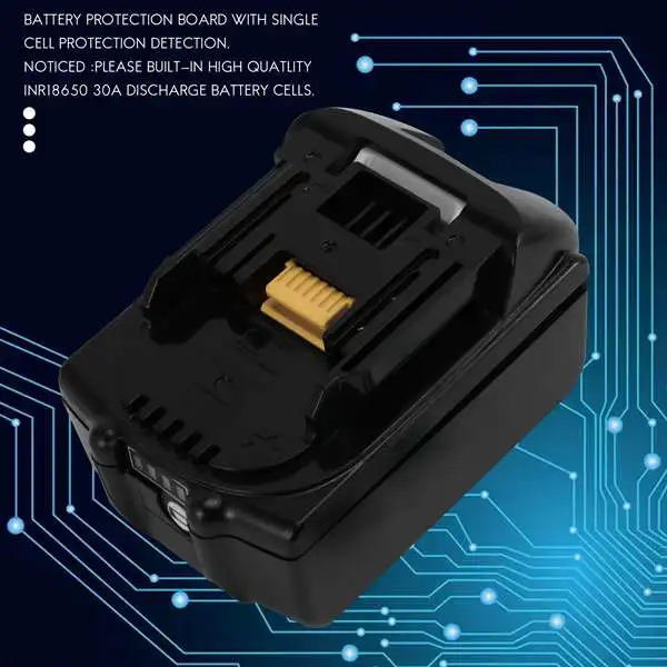 Para makita 18v bateria caso plástico aninhamento única célula proteção detecção placa pcb bl1840 bl1850 bl1830