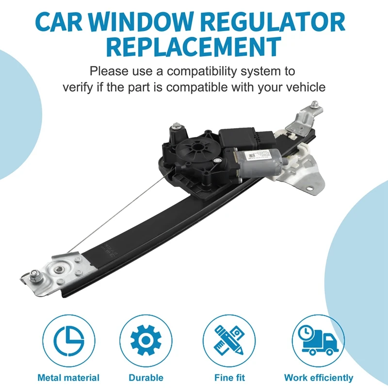 Rear Left Electric Window Regulator YL00501980 For Peugeot 5008 1.6 1.8 350 THP 2017-