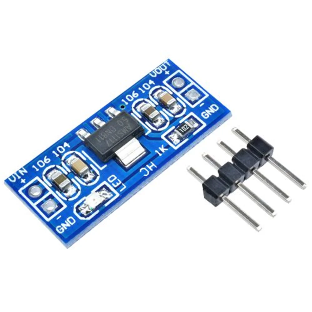 10Pcs AMS1117 1.2V 1.5V 1.8V 2.5V 3.3V 5V power supply module DC-DC Step down Power Supply Module For bluetooth Raspberry pi