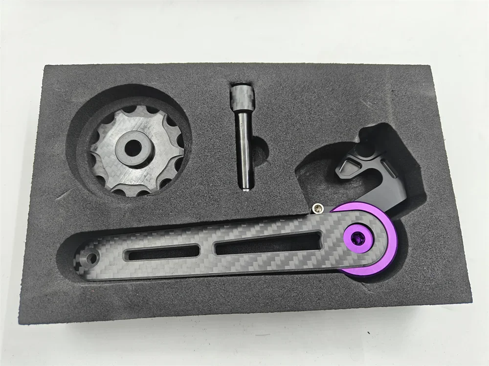 Unionjack carbon fiber tensioner for brompton 7speed Pline Tline C12 ultralight carbon Chain stay