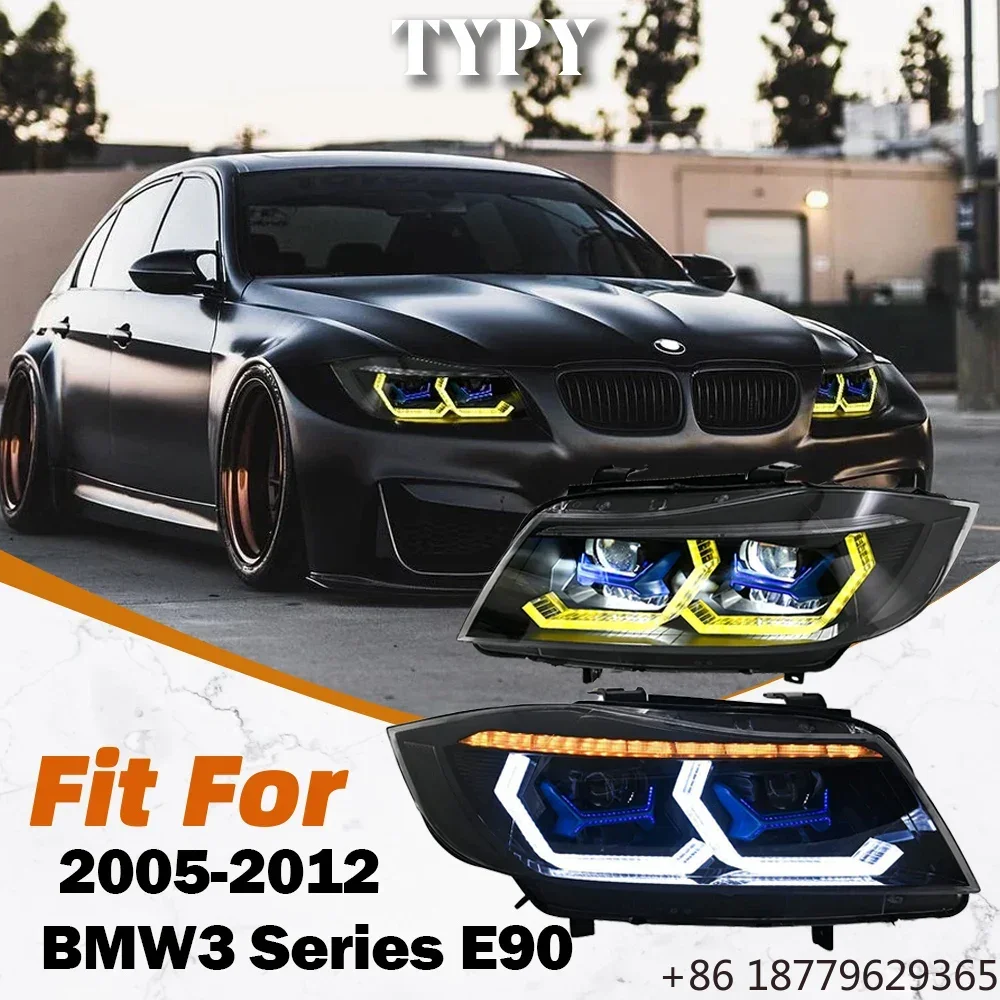2Pcs Car Lights LED Head Lamps Daytime Running Lights DRL Turn Signal Auto Accessories Sedan Fitment 2005-2012