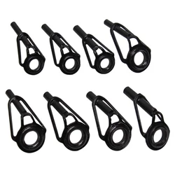 Fishing Rod Guides Eye Rings 1.8 mm - 2.6 mm Pole Tip Repair Kit Stainless Steel Frames Ceramic Line Guide Ring