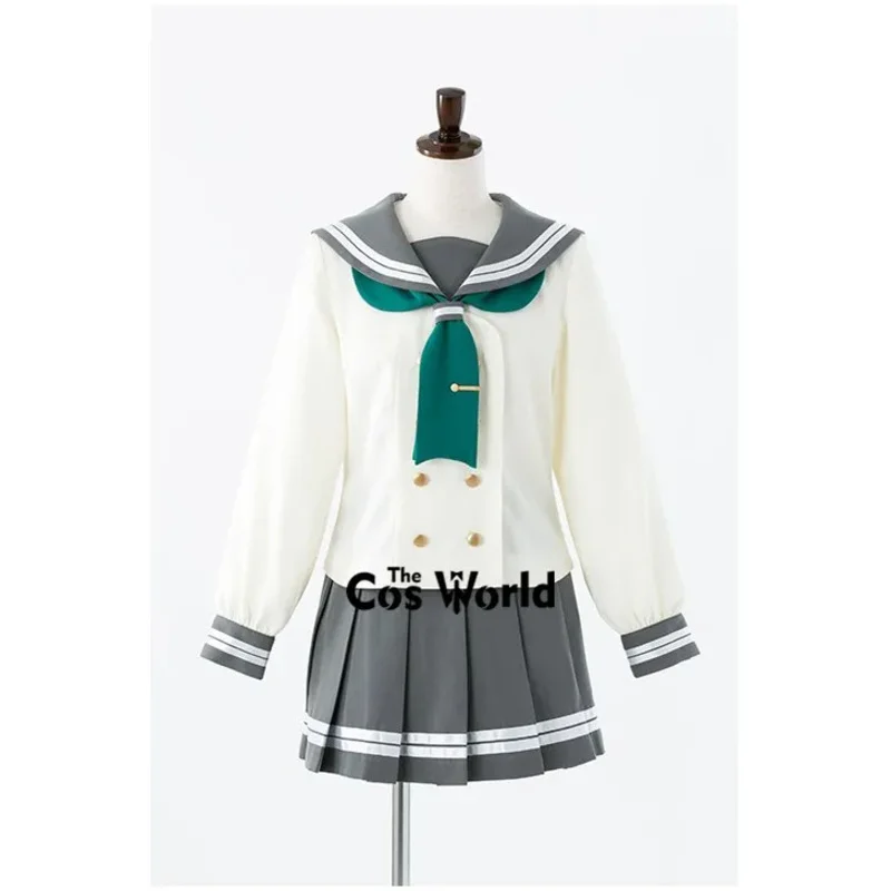 Love Live Sunshine Aqours Winter Uranohoshi High School Uniform Takami Chika Watanabe You Sailor Suit Anime Cosplay Costumes