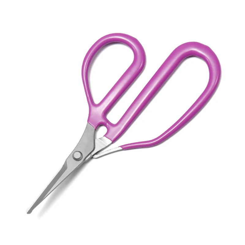 

Premium Industrial Grade Anti-Slip Garden Scissors Curved Blade DIY Hand Pruners with Plastic Handles for Fruit Pruning