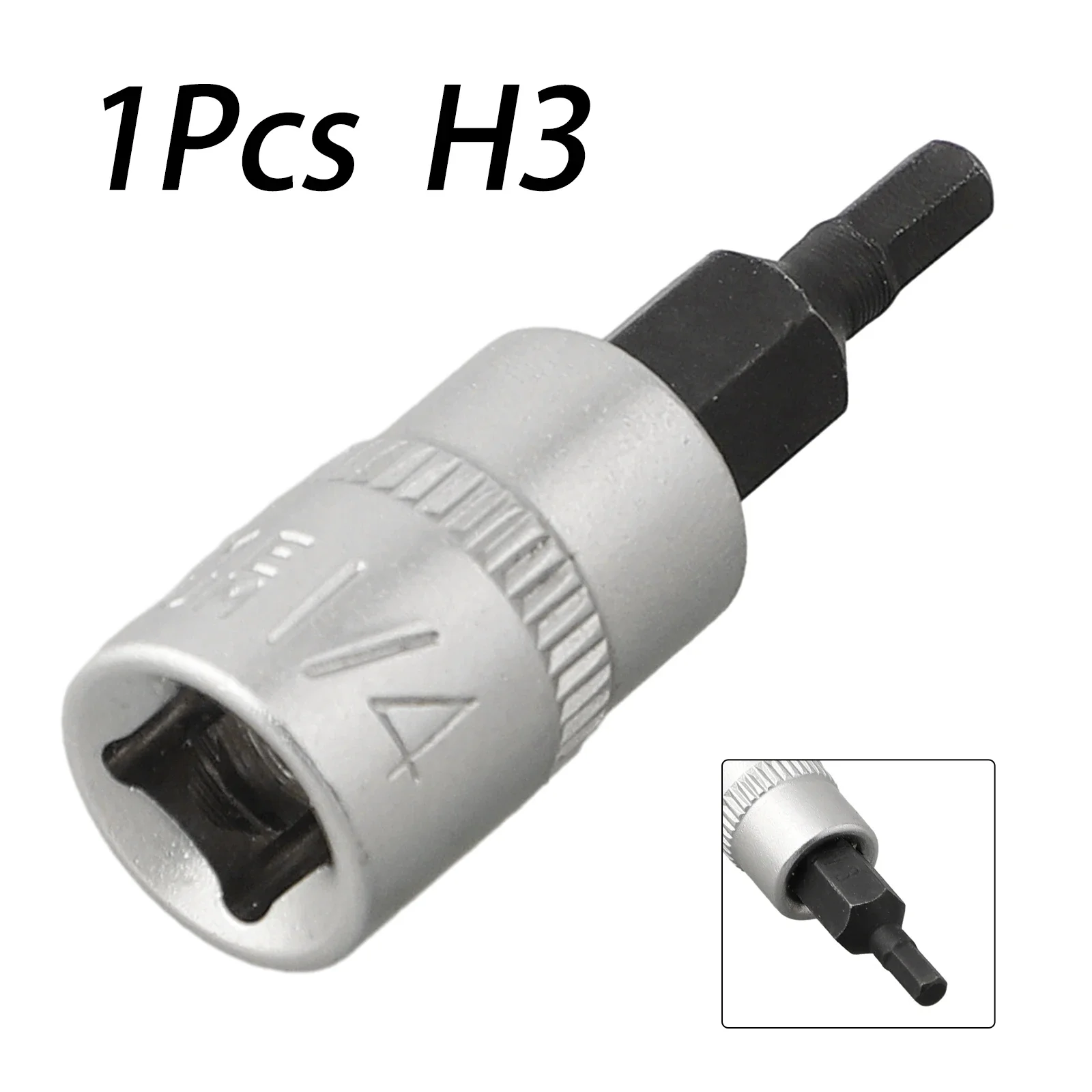 1x Hex Bit Socket Hex Head Screwdriver Bit 1/4 Inch Drive Socket Hand Tools H3 H4 H5 H6 H7 H8 Plum Blossom Press Screwdriver Bit