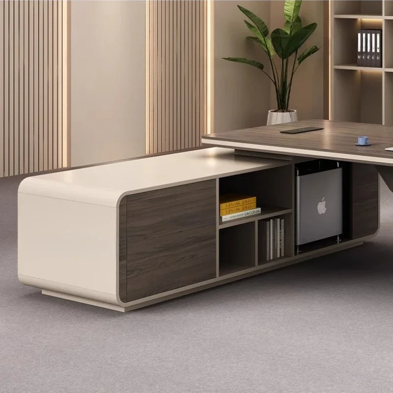 مع تخزين Mesas Gamming مكتب تنفيذي أثاث طاولة درج تخزين صندوق منظم تحت العمل مكتب كمبيوتر رخيص #6