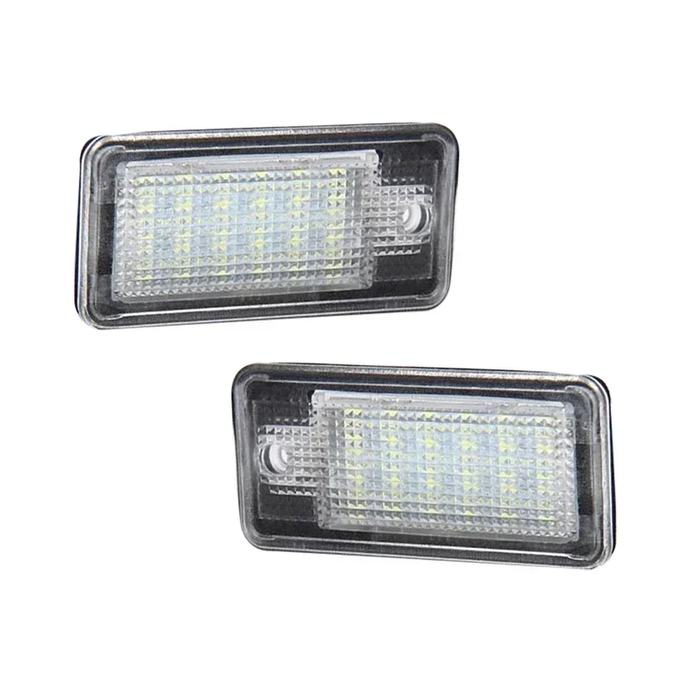 2 Stück Auto-LED-Kennzeichenbeleuchtung, Rückleuchte DC12V für Audi A3 S3 8P A4 S4 B6 B7 A6 C6 S6 A8 S8 Q7 RS4 RS6 Plus Avant Quattro – Detail 7
