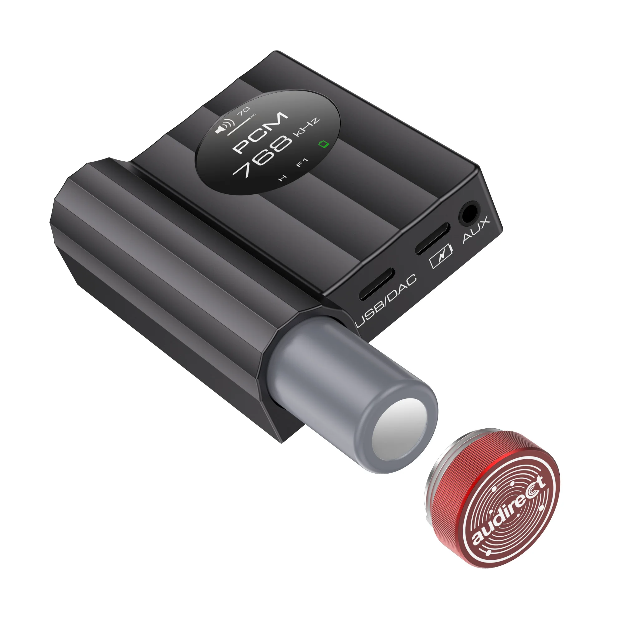 Audirect Team1 Magnetic Version – DAC/Amp with 3.5mm & 4.4mm Balanced Outputs and MagSafe Compatibility (for iPhone & Android)