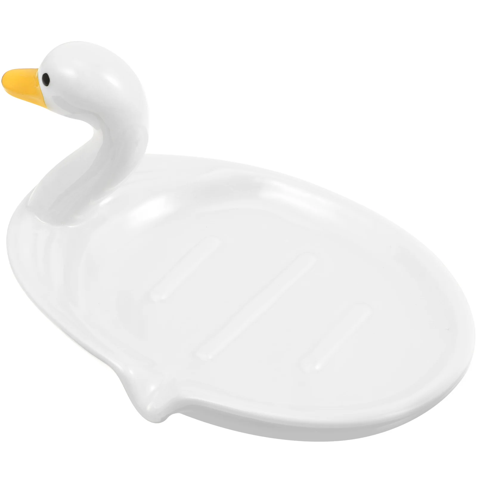 

Creative Animal Design Draining Soap Holder Compact Lightweight Ceramic Soap Dish for Shower Bathroom Sink Storage Utility