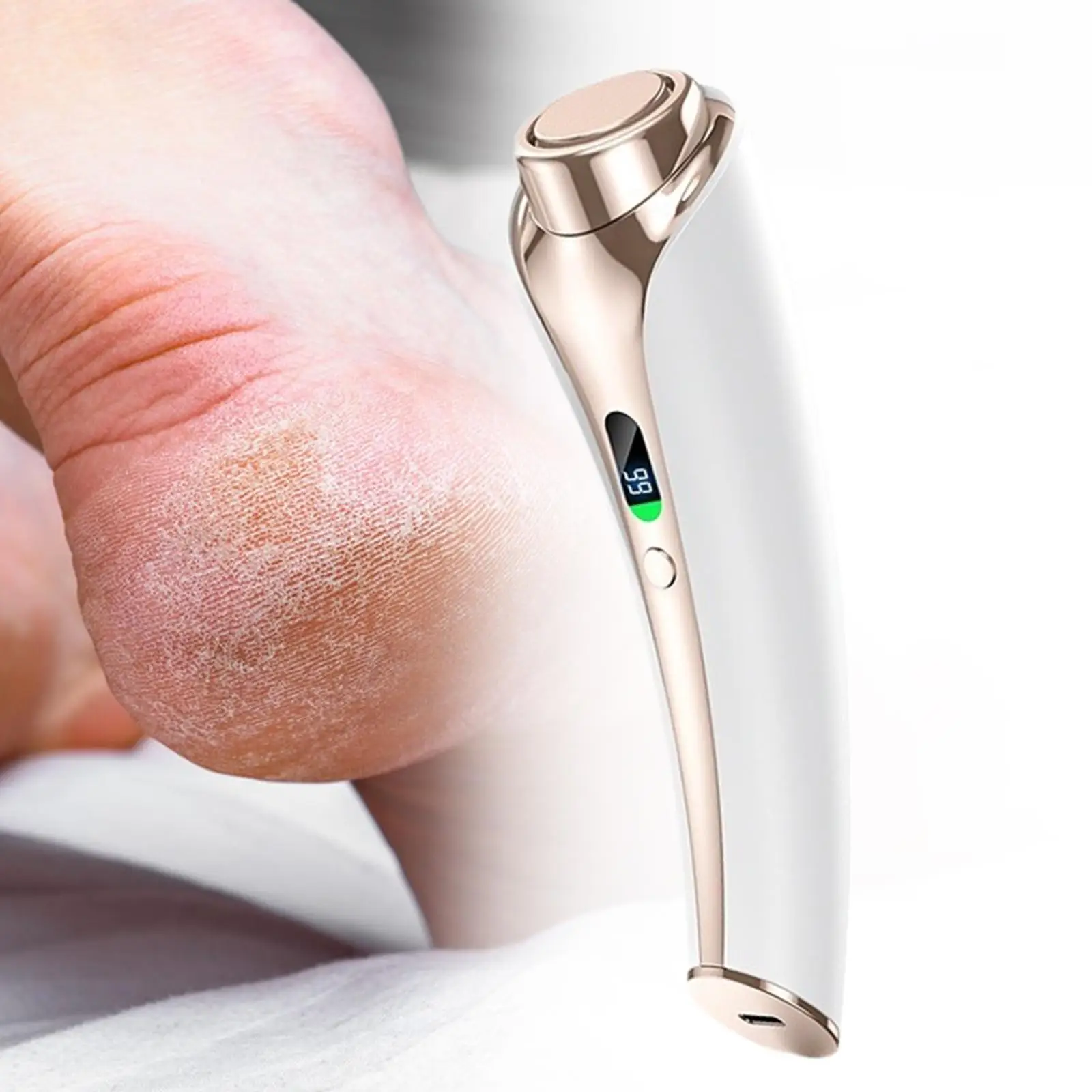 Electric Callus Remover 2 Speed Adjustable Electric Foot File for Hard Skin Hard Cracked Dry Skin Old Calluses Remove Dead Skin