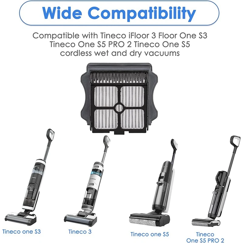 HEPA Filter Wet Dry Vacuum Cleaner Filter Replacement Parts For Tineco Ifloor 3/ Floor One S3/ Floor One S5/ Floor One S5 Pro image 6