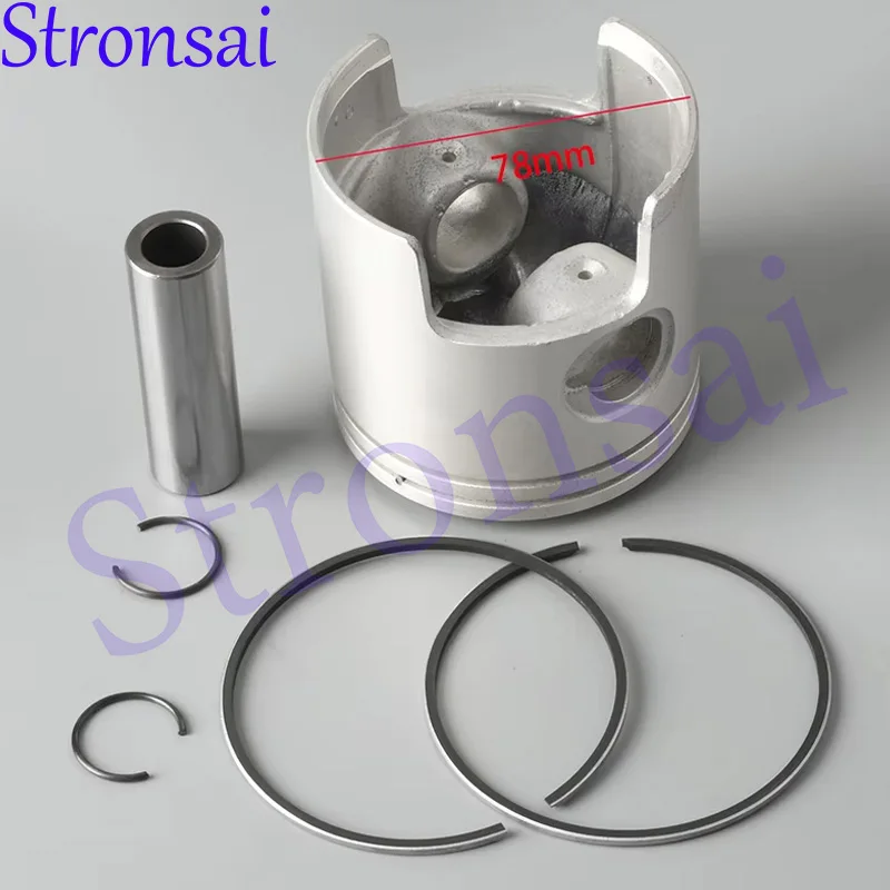 

6F6-11631-00 Комплект поршней STD 78 мм для подвесного мотора Yamaha 2-тактный 40HP 40G 40J 6F6-11631 6F6-11636-20 6F5-11610-00 Лодочный двигатель