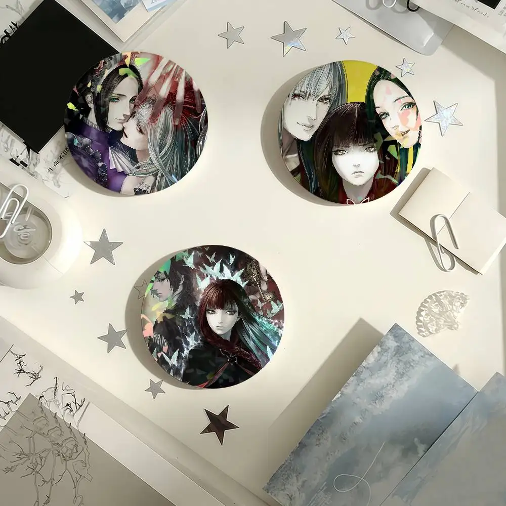 Jogo a casa em fata morgana laser crachá pinos broches feitos à mão para mochila presentes saco decoração fãs coletar