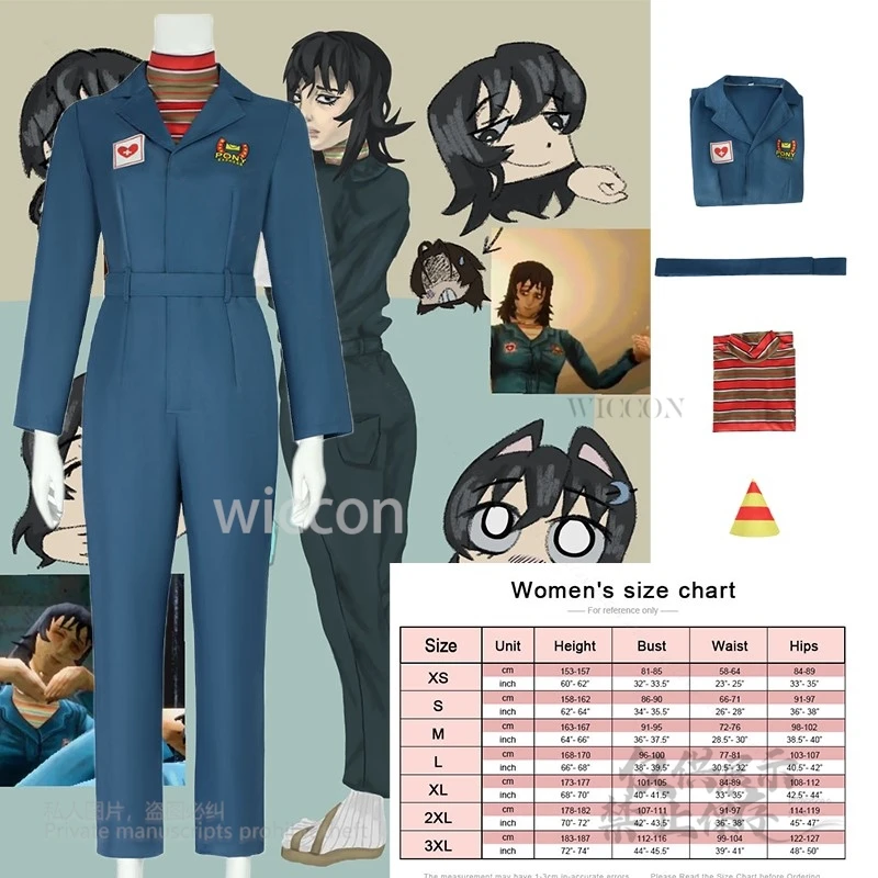 

Anya Cosplay Costume Game Mouth washing Female Uniform Outfits Full Sets XS-3XL Costume Anya Halloween Horrific Party Customized