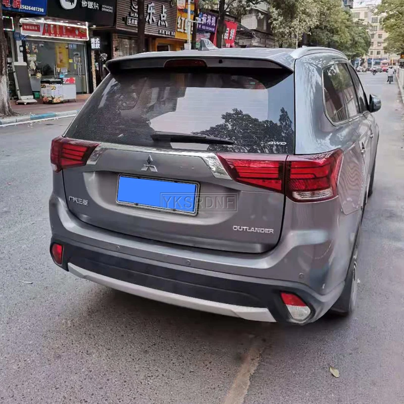 For Mitsubishi Outlander 2013 to 2019 roof spoiler High quality ABS spoiler Primer or any color rear spoiler for Outlander