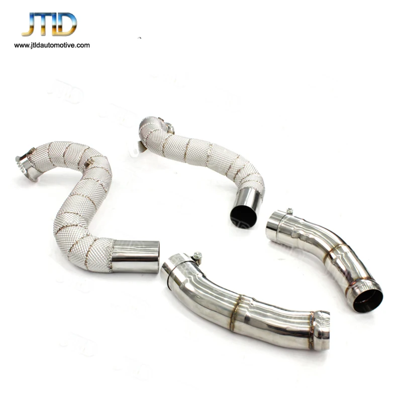 

JTLD Performance Catless Exhaust Downpipe For Mercedes BENZ W205 C class C63 C63S AMG System