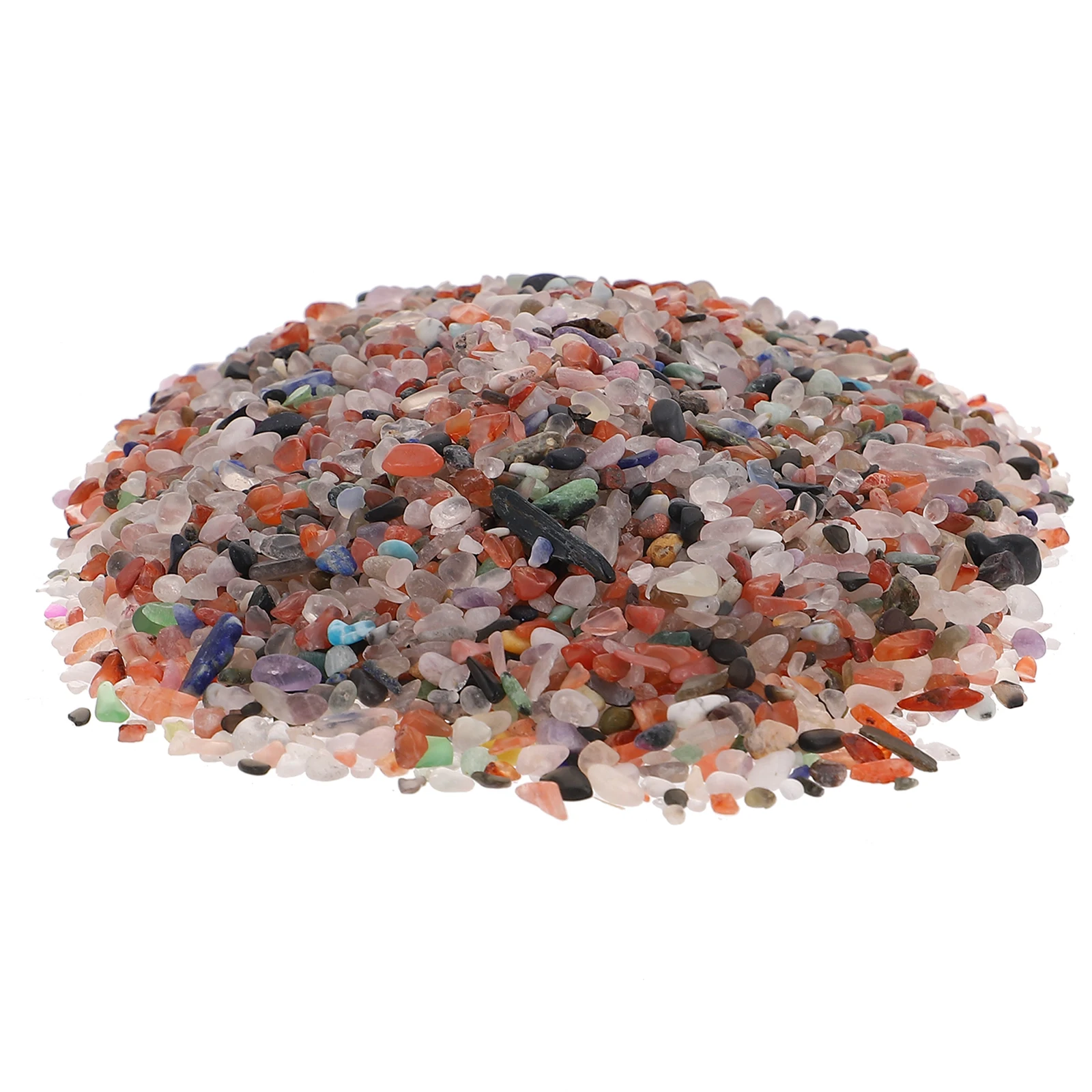 Pedras de aquário de cascalho de cristal colorido, design fresco e chique, seguro, não tóxico, à prova d'água, decoração para tanque de peixes, paisagem, brilho no
