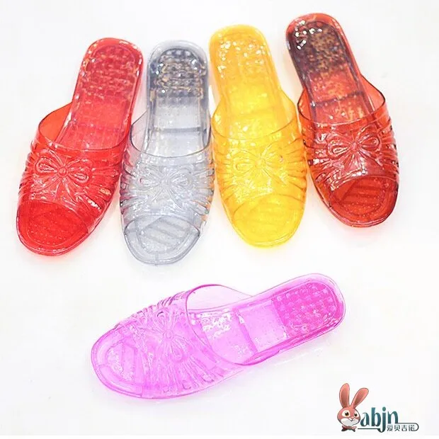 

Crystal Slippers Women's Anti-Slip Deodorant Glass Slipper Indoor Home Bathroom Birthday Funny Sister Flat Bottom Slippers