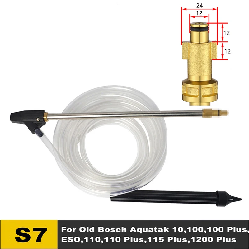 High Pressure Cleaner Sandblasting Gun Foam Nozzle Accessories Metal Adapter For Sinks for Karcher K2~K7 Lavor Parkside Elitech
