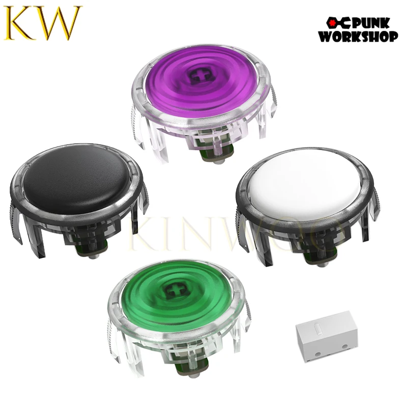 ورشة عمل فاسق أصلية جديدة PWS الحريق زر شرارة لا كتم microswitch 24mm30mm لـ Hitbox Arcade لتقوم بها بنفسك خزانة بناء آلة MAME #3