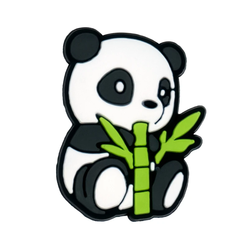 1pcs Kawaii Charms Dogs Cute Animals Shoe Decorations for Pins Panda Shoe Charms Kangaroo Deer Flamingo Clog Shoe Decoration