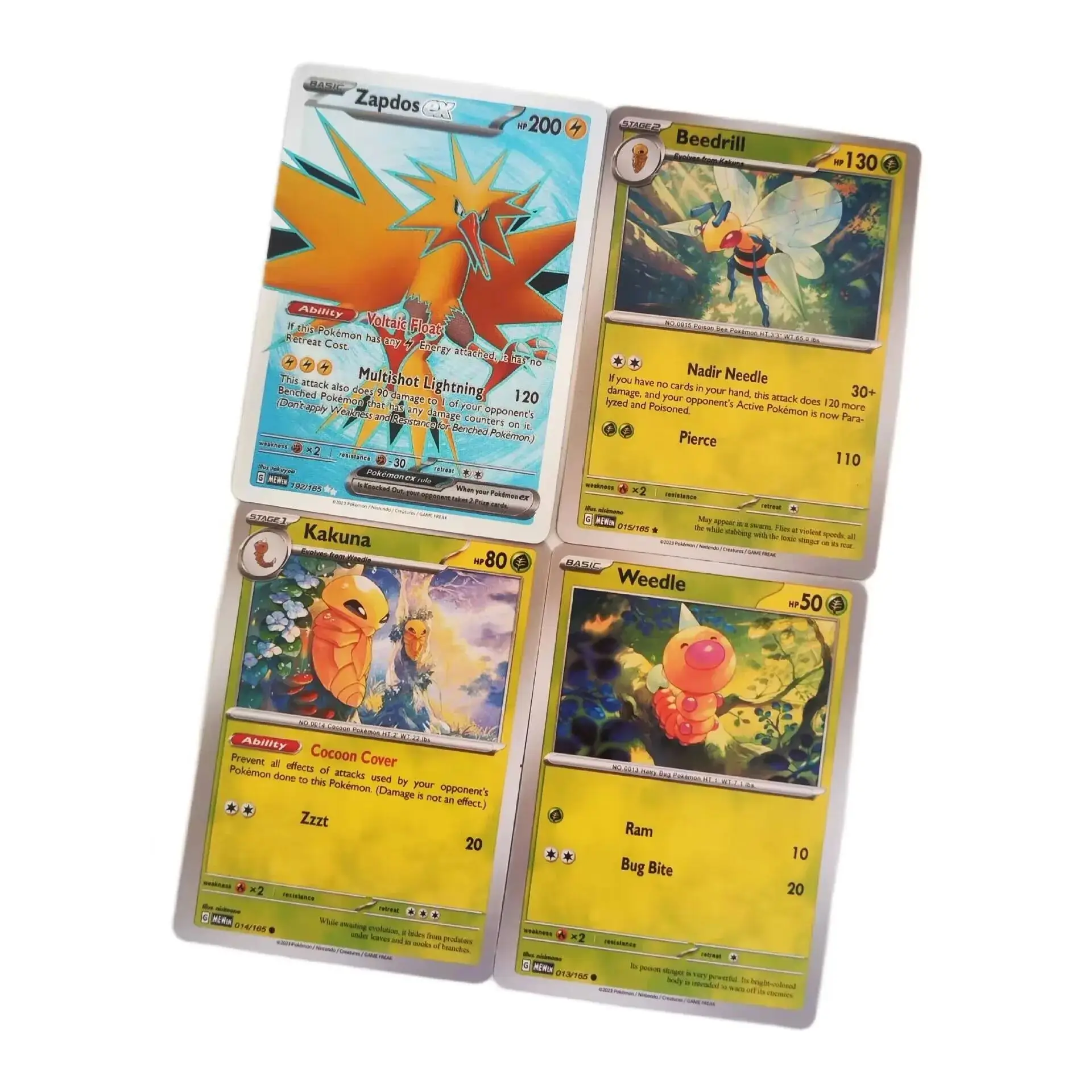 360 unids/set tarjeta de Pokémon SCARLET & VIOLE 151 evoluciones prismáticas PALDEAN FATES Black Bolt English Booster tarjeta de transacción de batalla