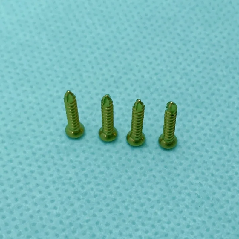 2.0mm Titanium Self-tapping Cortical Screw,Veterinary Orthopedics Implants,Pet surgical materials，Cat and Dog Medical