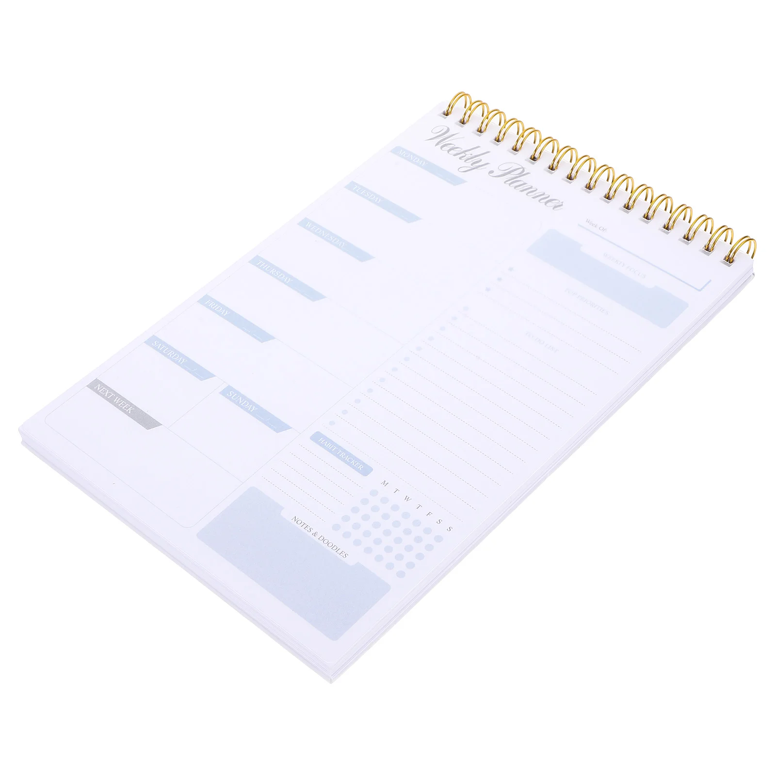 Loose Leaf Coil Notebook 24 Hour Planner Schedule Memo Pads Miniature Grocery List Planning Paper To-do