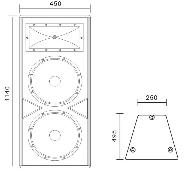 Full Range Speaker Power Amplifier 15inch Active Speaker