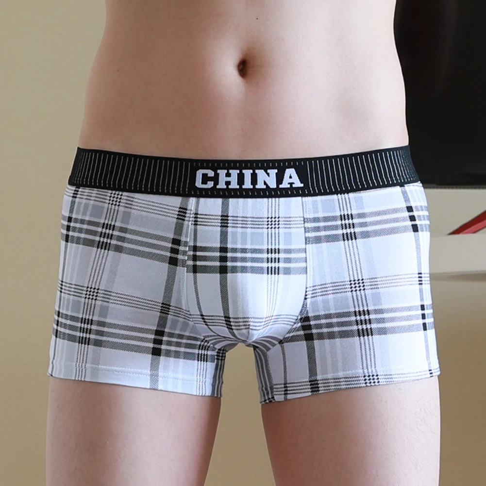 Men Sexy Boxers Bugle Pouch Low Rise Underwear Thin Breath Underpants Soft Shorts Briefs Cauaal Short Trunks Elasticity Panties