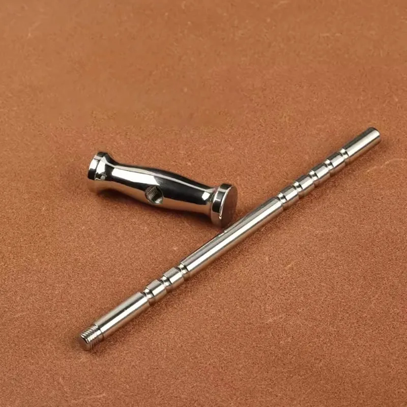 316 Stainless Steel Hammer CNC One Piece Molding Solid Fine Polishing Massage Hammer Head Removable