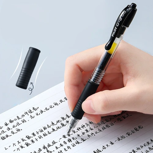 Imagen 2 del producto Bolígrafo de Gel Pilot G2, bolígrafo de 0,38/0,5/0,7/1,0mm para escribir, gran capacidad, suministros escolares Kawaii, papelería japonesa, 1 Uds.