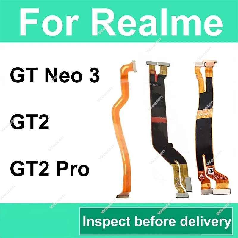 LCD Display Motherboard Flex Cable For Realme GT Neo 3 GT 2 GT2 Pro Mainboard LCD Screen Connector Flex Ribbon Spare