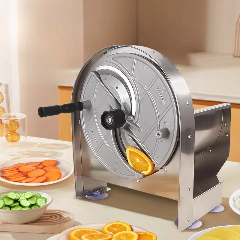 

Stainless Steel Slicer Manual Multifunctional Fruit and Vegetable Slicers 0.2-1mm Adjustable Manual Vegetable Cutter Machine