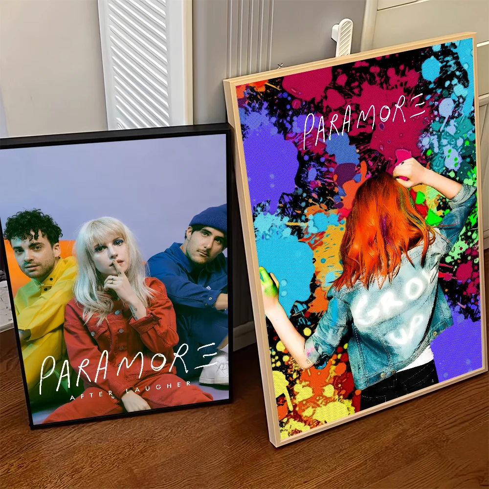 Band P-Paramore RIOT Poster Wall Art Poster Painting for Living Room Home Decor Gifts Office Small