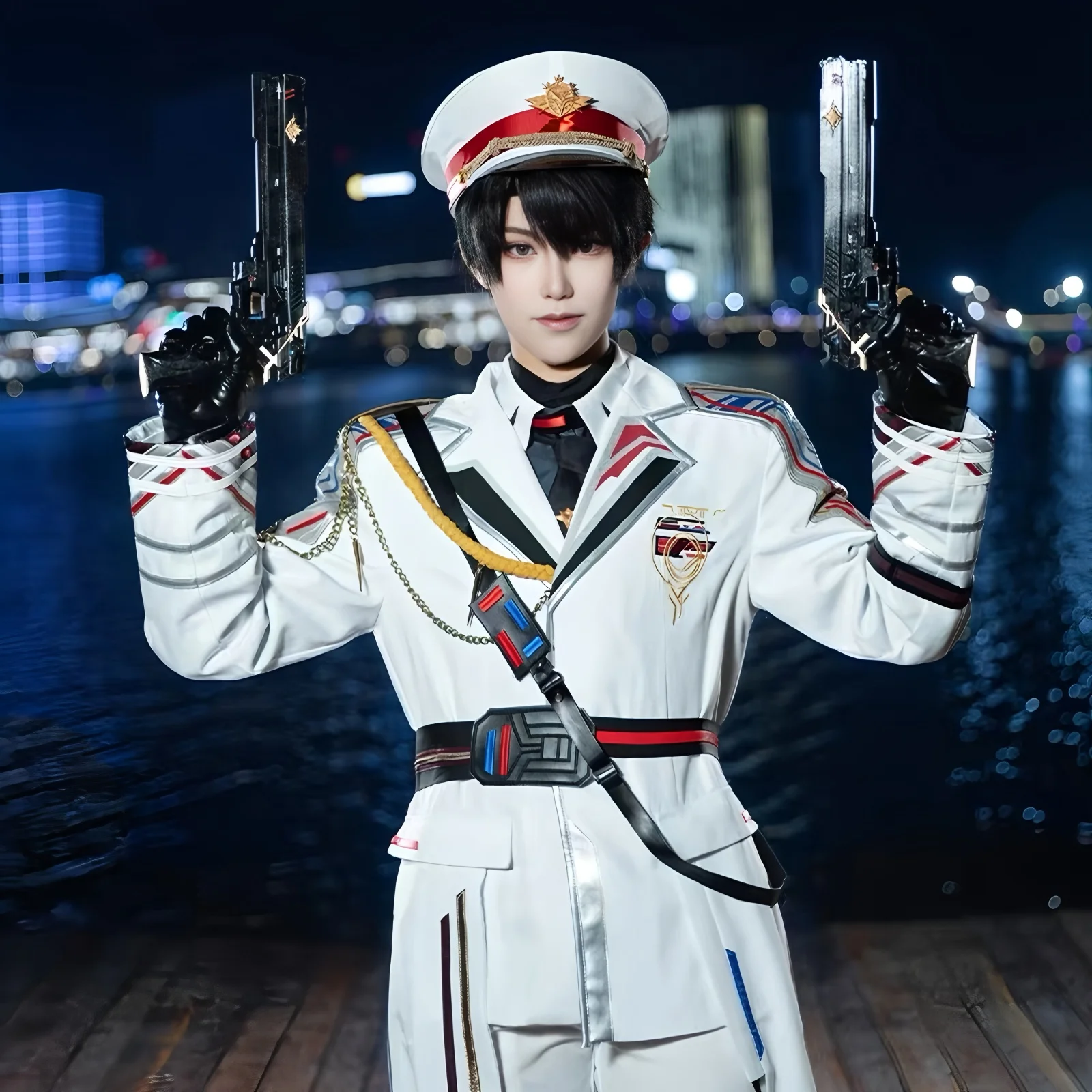 ゲームカレブコスプレ衣装愛とディープスペースヒロインゼインザビエルラファエルカレブコスプレウィッグ制服ハロウィン女性衣装