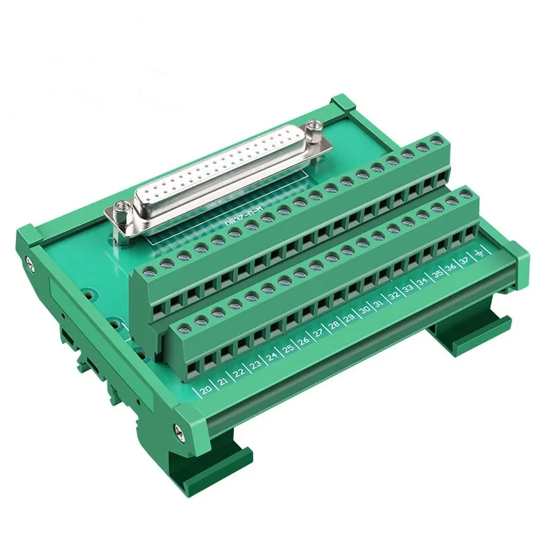 DB37 37-pinowe złącze D-SUB DR-37 męskie/żeńskie sygnały Terminal PCB Breakout Module Connector