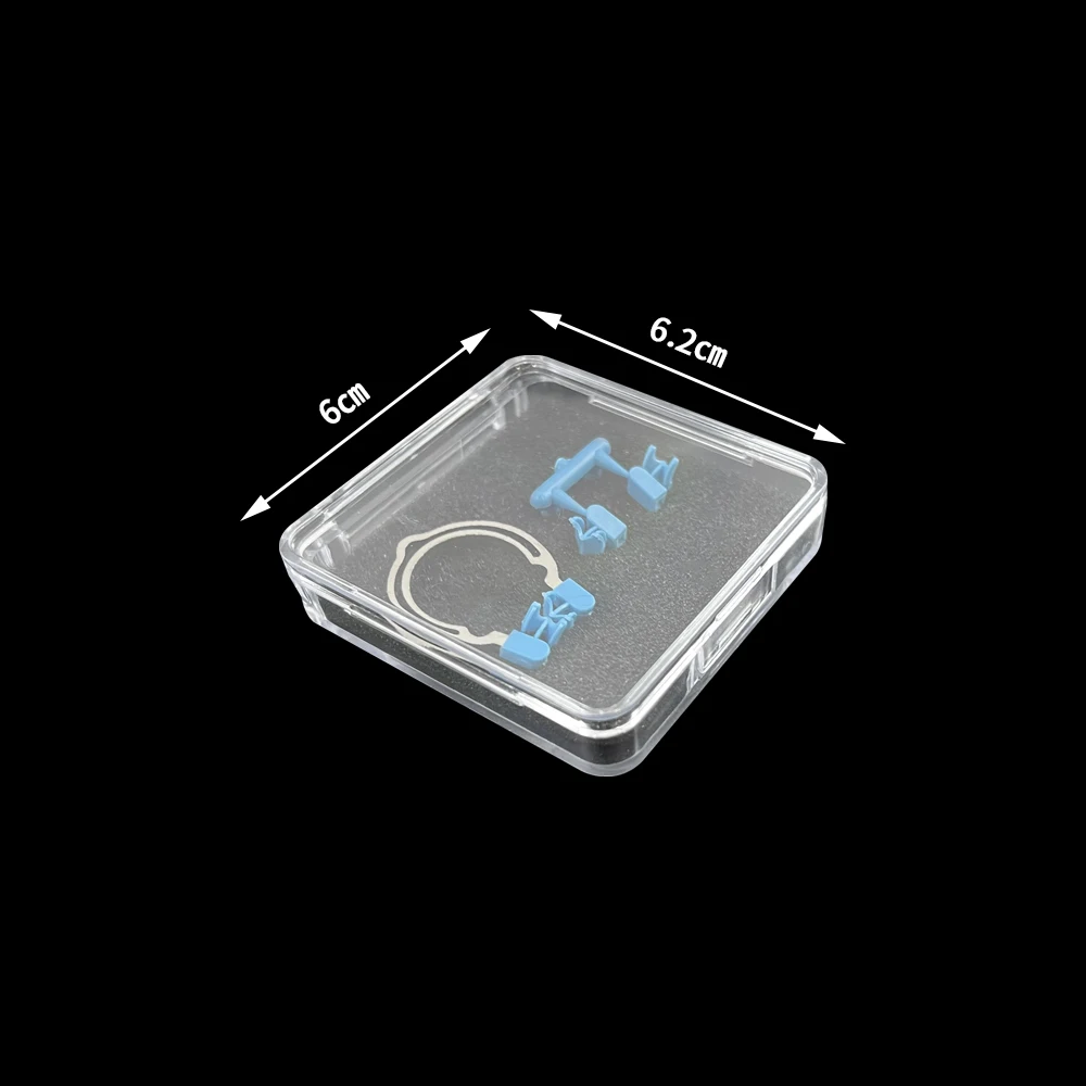 Matrices sectionnelles profilées dentaires, pinces à matrices, cales, anneaux à ressort en métal, outils de dentiste, outil de laboratoire, 1 boîte